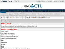 Tablet Screenshot of forum.diagnostiqueur-immobilier.fr